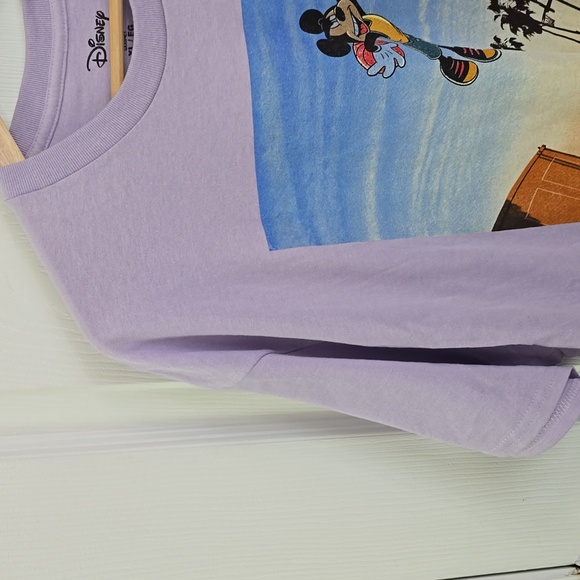 NWOT Disney Mickey Mouse Basketball Dunk Short Sleeve Tshirt Purple Size XL - Picture 8 of 13
